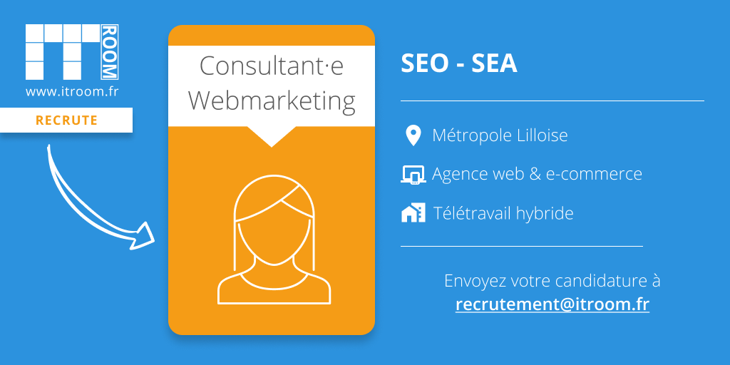 Offre consultant Marketing Digital SEO SEA (h/f)