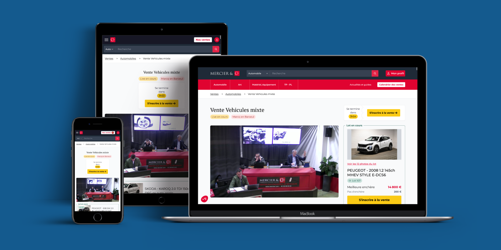 ITRoom et Mercier & Cie : une plateforme sur mesure pour les enchères en ligne et en direct