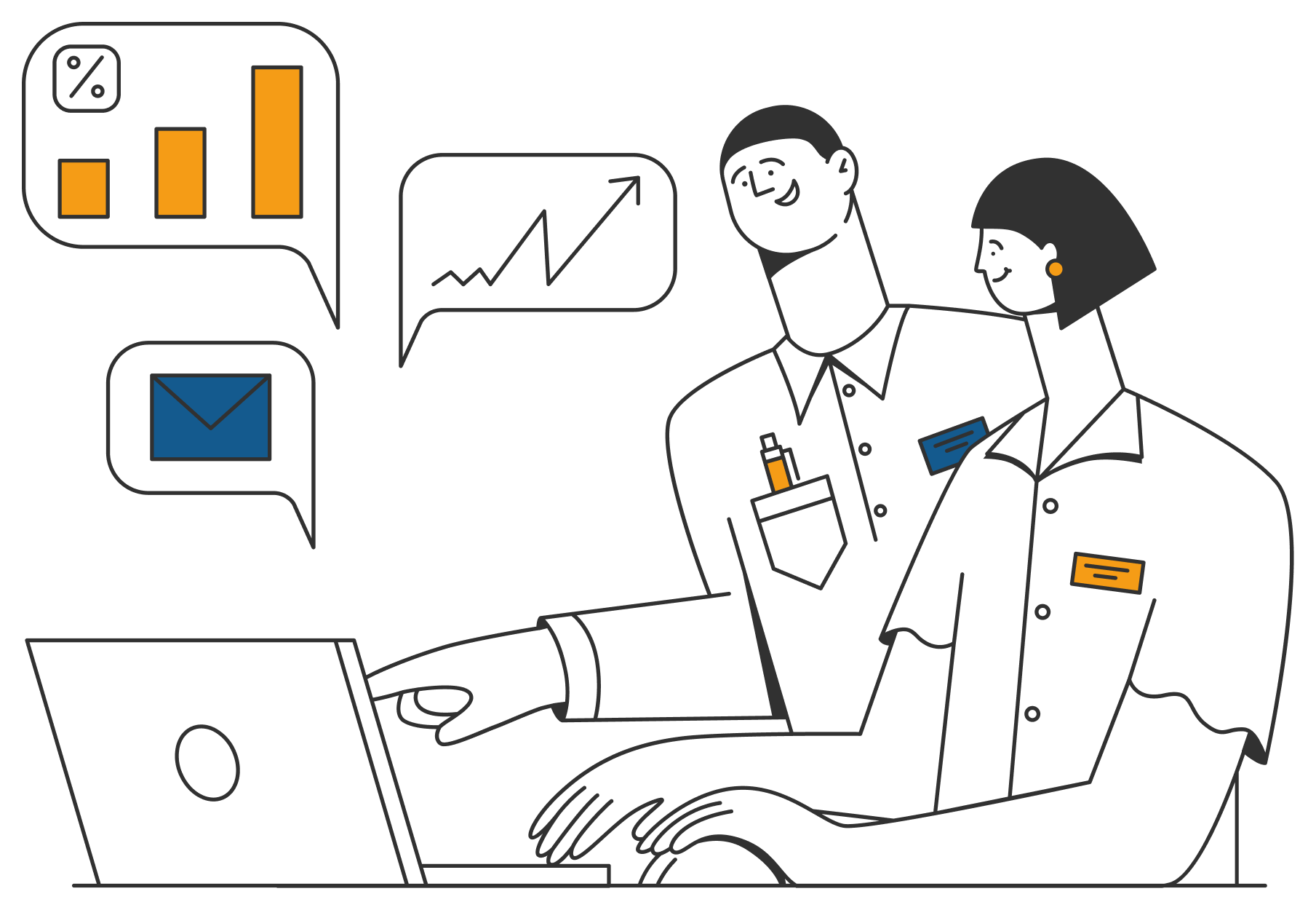 Illustration suivi des indicateurs informatiques