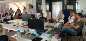 déjeuner en équipe 