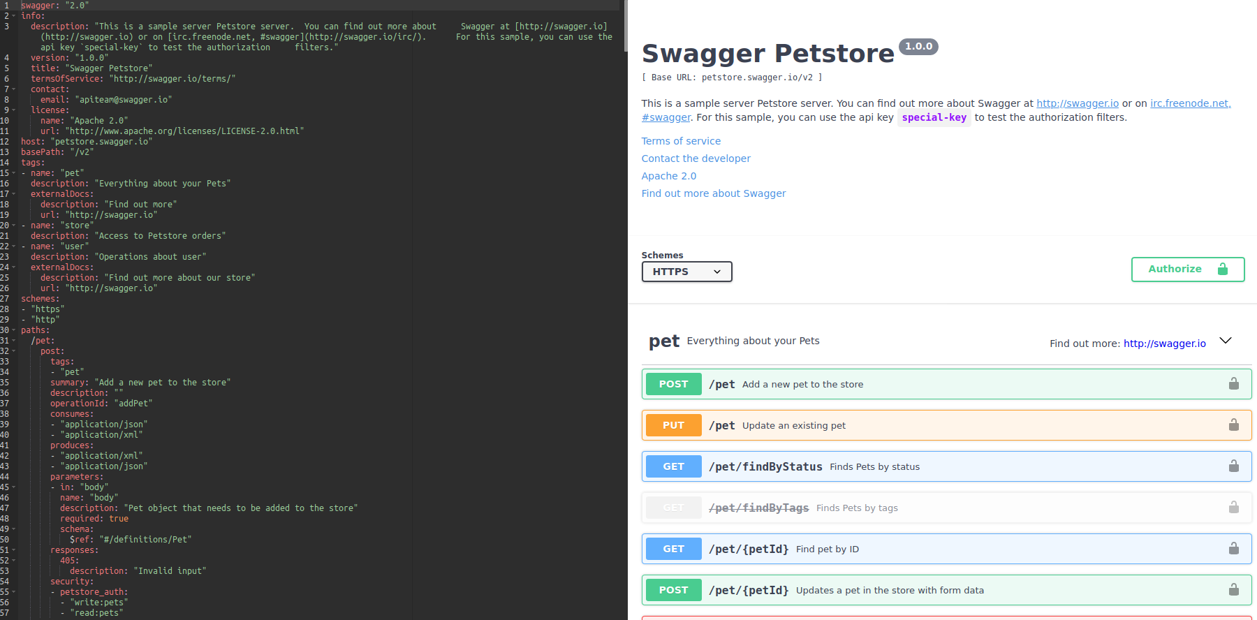 swagger editor