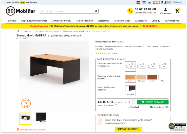 BD Mobilier page produit
